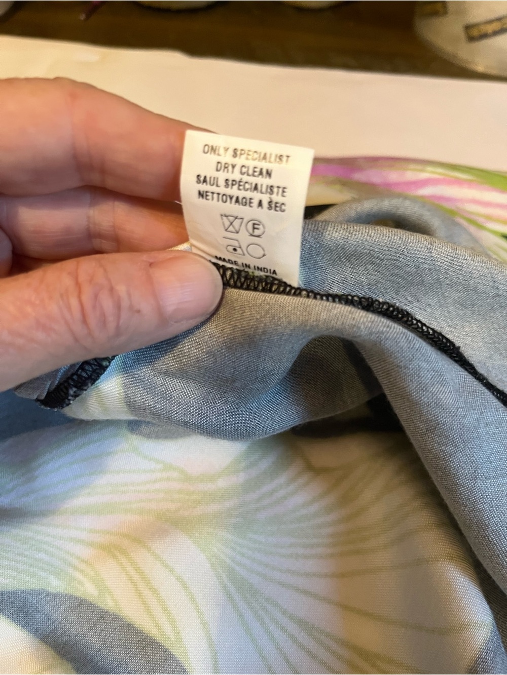 NWT Anthropologie size 1X Chloe slip midi dress in black floral - Picture 11 of 11
